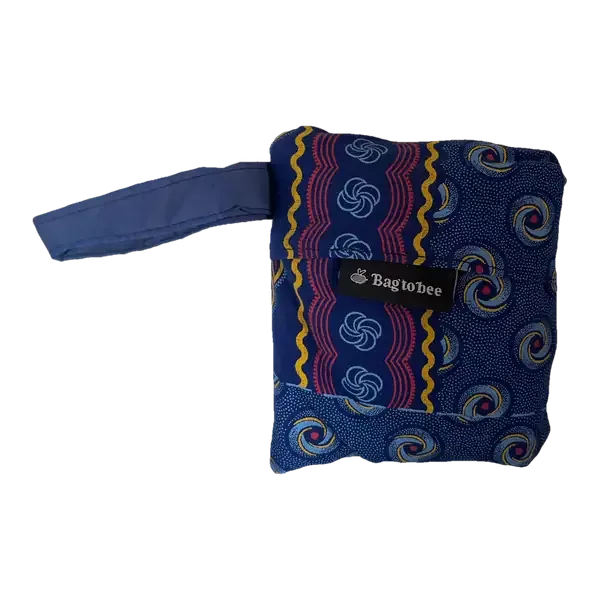 Cabas BagToBee Chloé, bleu marine